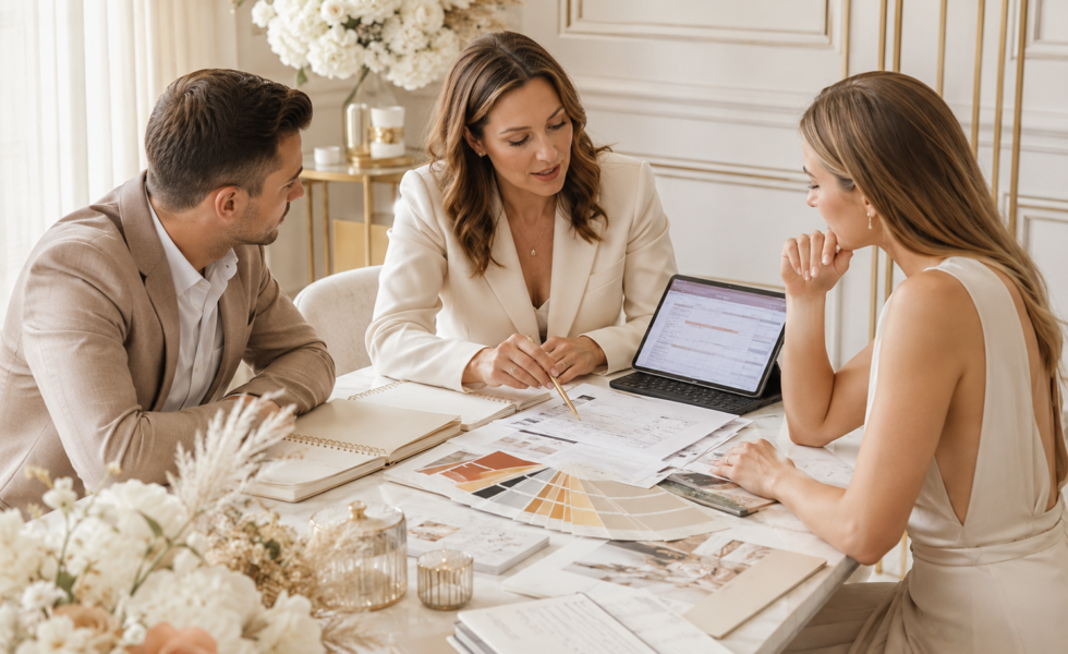 Wedding Planner omawia z parą młodą budżet i koszt organizacji ślubu